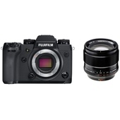 Fujifilm X-H1 Mirrorless Digital Camera with XF 56mm f/1.2 R APD Lens