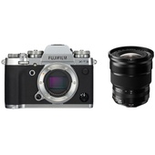 Fujifilm X-T3 Mirrorless Digital Camera (Silver) with XF 10-24mm f/4 R OIS Lens