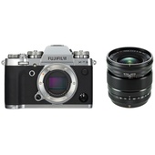 Fujifilm X-T3 Mirrorless Digital Camera (Silver) with XF 16mm f/1.4 R WR Lens