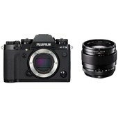 Fujifilm X-T3 Mirrorless Digital Camera (Black) with XF 23mm f/1.4 R Lens