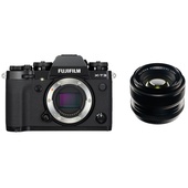 Fujifilm X-T3 Mirrorless Digital Camera (Black) with XF 35mm f/1.4 R Lens