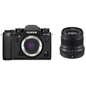 Fujifilm X-T3 Mirrorless Digital Camera (Black) with XF 50mm f/2 R WR Lens (Black)
