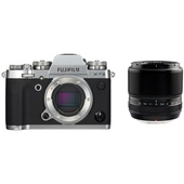 Fujifilm X-T3 Mirrorless Digital Camera (Silver) with XF 60mm f/2.4 Macro Lens