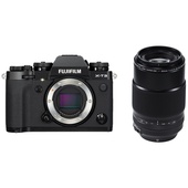 Fujifilm X-T3 Mirrorless Digital Camera (Black) with XF 80mm f/2.8 R LM OIS WR Macro Lens