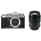 Fujifilm X-T3 Mirrorless Digital Camera (Silver) with XF 90mm f/2 R LM WR Lens