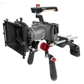 SHAPE Blackmagic Pocket Cinema 4K Shoulder Mount, Matte box, Follow Focus