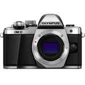 Olympus OM-D E-M10 Mark III Mirrorless Camera (Body Only, Silver)