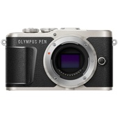Olympus PEN E-PL9 Mirrorless Camera (Black) with 14-42mm Lens (Silver)