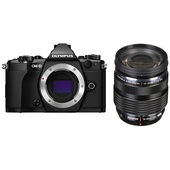 Olympus OM-D E-M5 Mark II Mirrorless Camera with 12-40mm lens (Black)