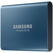 Samsung 500GB T5 Portable Solid-State Drive (Blue)