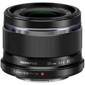 Olympus M.Zuiko 25mm f/1.8 Lens (Black)