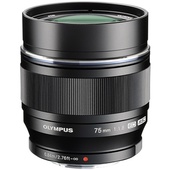 Olympus M.Zuiko 75mm f/1.8 Lens (Black)