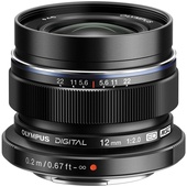 Olympus M. Zuiko 12mm f2.0 Wide Lens (Black)