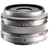 Olympus M. Zuiko 17mm f/1.8 Wide Lens (Silver)