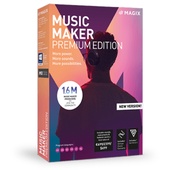 MAGIX Entertainment Music Maker Premium Edition - Music Production Software (Download)