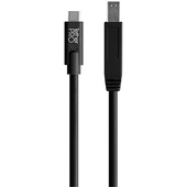 Tether Tools TetherPro USB Type-C Male to USB Type-B 3.0 Male Cable 4.6m (Black)