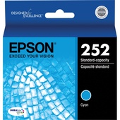 Epson T252 DURABrite Ultra Standard-Capacity Cyan Ink Cartridge