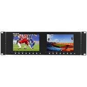 Marshall Electronics Dual 7" 1280 x 800 Rackmount LCD Display