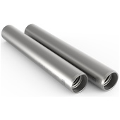 8Sinn 15mm Silver Rods 10cm (Pair)