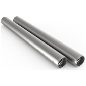 8Sinn 15mm Silver Rods 15cm (Pair)