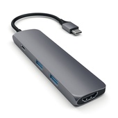 Sanho HyperDrive 4-in-1 USB-C Hub with 4K HDMI Output (Space Gray)