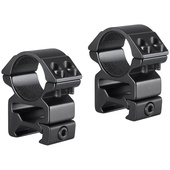 Hawke Sport Optics 2-Piece Match Mount for Weaver Rails (25.4mm, High, Matte Black)