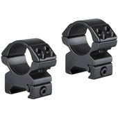 Hawke Sport Optics 2-Piece Match Mount for Weaver Rails (25.4mm, Medium, Matte Black)