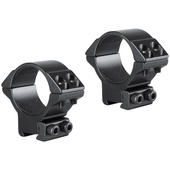 Hawke Sport Optics 2-Piece Match Mount for 9-11mm Rails (30mm, Medium, Matte Black)