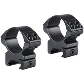 Hawke Sport Optics 2-Piece Match Mount for Weaver Rails (30mm, Medium, Matte Black)