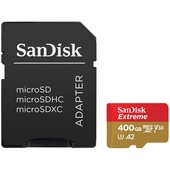SanDisk 400GB Extreme UHS-I microSDXC Memory Card with SD Adapter