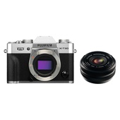 Fujifilm X-T30 Mirrorless Digital Camera (Silver) with XF 18mm f/2.0 R Lens