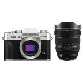 Fujifilm X-T30 Mirrorless Digital Camera (Silver) with XF 8-16mm f/2.8 R Lens