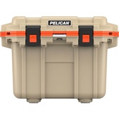 Pelican 30QT Elite Cooler (Tan/Orange)