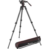 Manfrotto Nitrotech 608 Fluid Video Head and 536 Carbon Fiber Single Leg Tripod