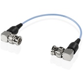 SHAPE 90-Degree Skinny BNC Cable 6" (Blue)