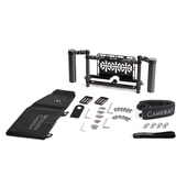 Wooden Camera Director's Monitor Cage v3 with Carbon Fiber Handgrips
