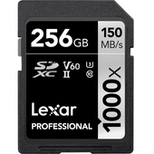 Lexar 256GB Professional 1000x UHS-II SDXC Memory Card