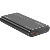 Promate USB-C Portable Power Bank 24000mAh (Black)