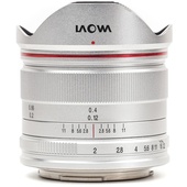 Laowa 7.5mm f/2 MFT Lightweight Lens (Micro Four Thirds, Silver)