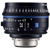 Zeiss CP.3 25mm T2.1 Compact Prime Lens (PL Mount, Feet)