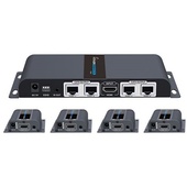 Lenkeng 1 in 4 Out HDMI Extender Splitter Kit V2