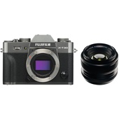 Fujifilm X-T30 Mirrorless Digital Camera (Charcoal) with XF 35mm f/1.4 R Lens (Black)