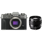 Fujifilm X-T30 Mirrorless Digital Camera (Charcoal) with XF 23mm f/1.4 R Lens (Black)