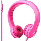 Promate Flexure 2 Kids Flex-Foam Stereo Headphones (Pink)
