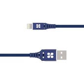 Promate Nervelink 1.2m MFi Ultra-Slim USB-A To Lightning Connector Cable (Blue)