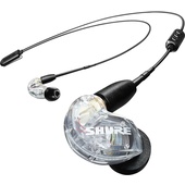 Shure SE215 Sound-Isolating Earphones with RMCE-BT2 Bluetooth Cable (Clear)