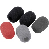 Zoom WSL-1 Windscreen for LMF-2 Lavalier Microphone (Black/Red/Grey - 5 Pack)