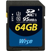 Wise 64GB SDXC UHS-II Memory Card