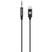 Promate Lightning to 3.5mm Stereo Audio (Black, 1m)
