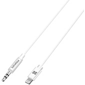 Promate Lightning to 3.5mm Stereo Audio (White, 1m)